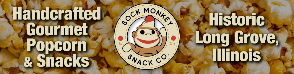 Sock Monkey Snack Company - Gourmet Popcorn - Long Grove, IL 60047 #sockmonkeysnackco